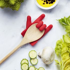 1pc Finger Shaped Pot Cover To Prevent Overflow And Raise The Soup Spoon Holder To Prevent The Soup From Overflowing The Shelf; Innovative Practical K (Quantity: 1PC)