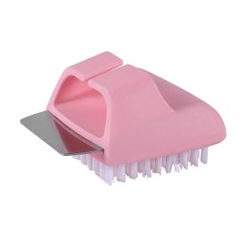 1pc Grill Cleaning Brush; Scraper For Cleaning; Kitchen Tools (Color: Pink)