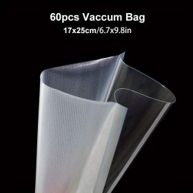 Extended Freshness Made Easy with 11pcs Vacuum Sealer Set (Items: 60Pcs Vaccum Bag)