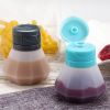 Mini Portable Bottle Dispenser Silicone Leak Proof Squeezable Salad Dressing Mayo Ketchup Mustard Hot Sauce Bottle Kitchen Tool