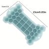 1pc Silicone Ice Tray With Lid; Large Capacity Ice Box; Bone Shaped Silicone Ice Tray; Homemade Ice Cube Mold; Kitchen Tools